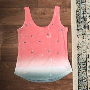 Cotton On tie dye dip dye scoop neck tank top M